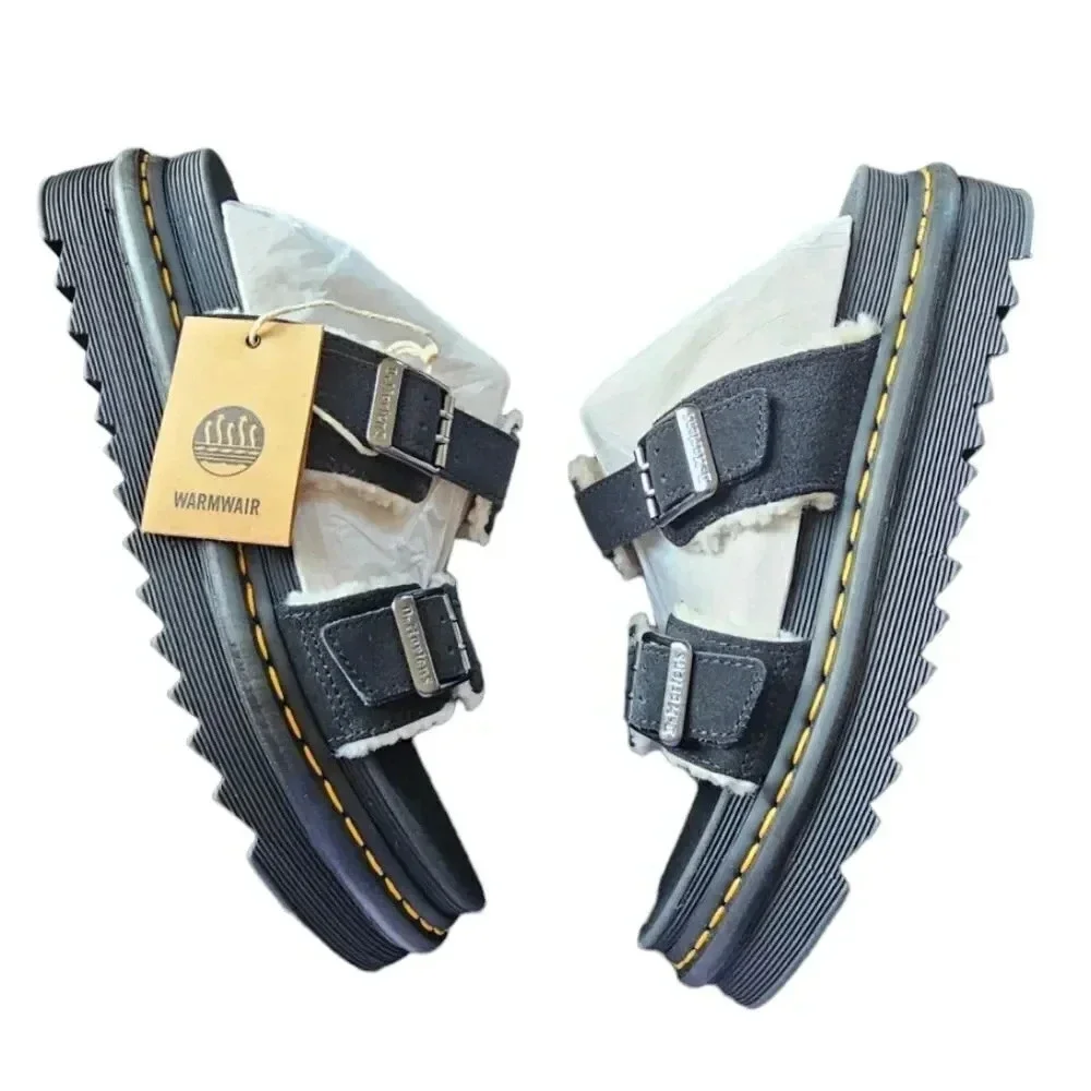 Dr. Martens‎  Myles Faux Fur Platform Sandals